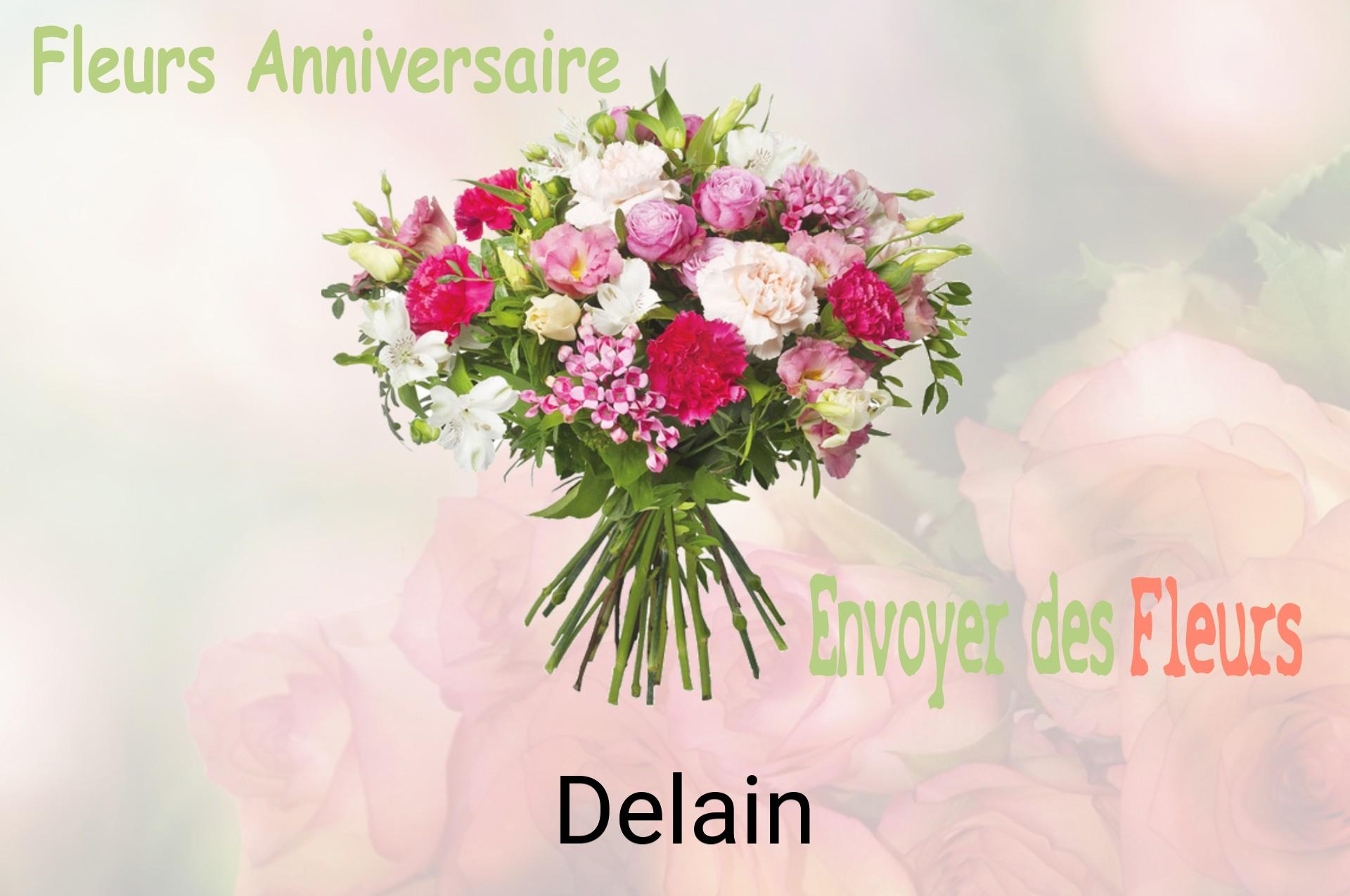 Bouquet de fleurs d’anniversaire livré à Delain
